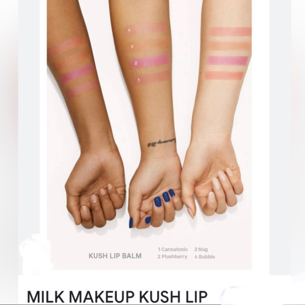 NIB Lip Balm, Milk Makeup “ Kush Lip Balm, “ Color: Nug, Vegan & Cruelty-Free - Picture 4 of 13